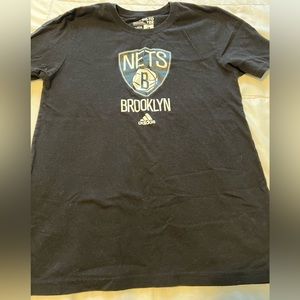Boys NBA Brooklyn Nets Cotton Black Tee